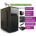 PC torre VENCOM01, Ryzen 3 3200G, ASROCK A520M-HDV, 32GB DDR4, M.2 1TB, Case teros 450W