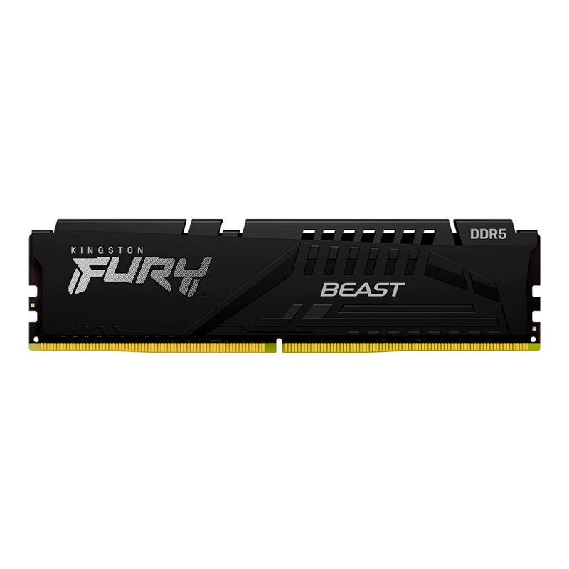 Memoria Kingston Fury Beast BLACK, 32GB DDR5-5200 MHz, PC5-41600, CL40, 1.25V. Memoria Kingston Fury Beast BLACK, 32GB DDR5-5200 MHz, PC5-41600, CL40, 1.25V.