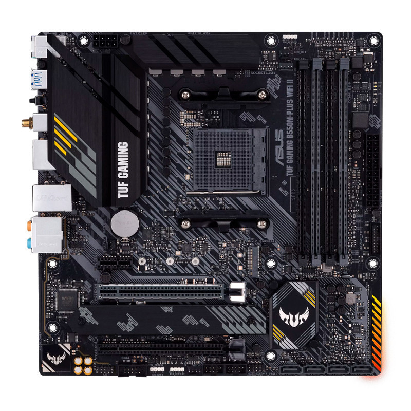 Motherboard ASUS TUF GAMING B550M-PLUS WIFI II Chipset AMD B550, Socket AMD AM4, Micro ATX, DDR4, wifi